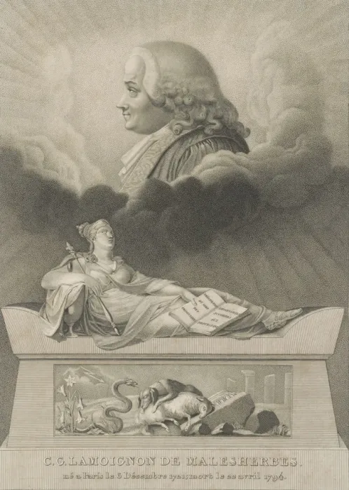 Framed Print : Chretien Guillaume de Lamoignon de Malesherbes, 1798. Artist: Cardon, Anthony (1772-1813) Framed Print : Chretien Guillaume de Lamoignon de Malesherbes, 1798. Artist: Cardon, Anthony (1772-1813)