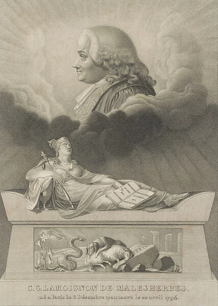 Chretien Guillaume de Lamoignon de Malesherbes, 1798. Artist: Cardon, Anthony (1772-1813)