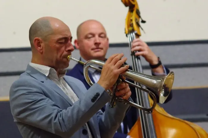 Framed Print : Chris Coull and Dan Sheppard, Eastbourne Jazz Festival, Leaf Hall, East Sussex, 30 Sep 2018 Framed Print : Chris Coull and Dan Sheppard, Eastbourne Jazz Festival, Leaf Hall, East Sussex, 30 Sep 2018