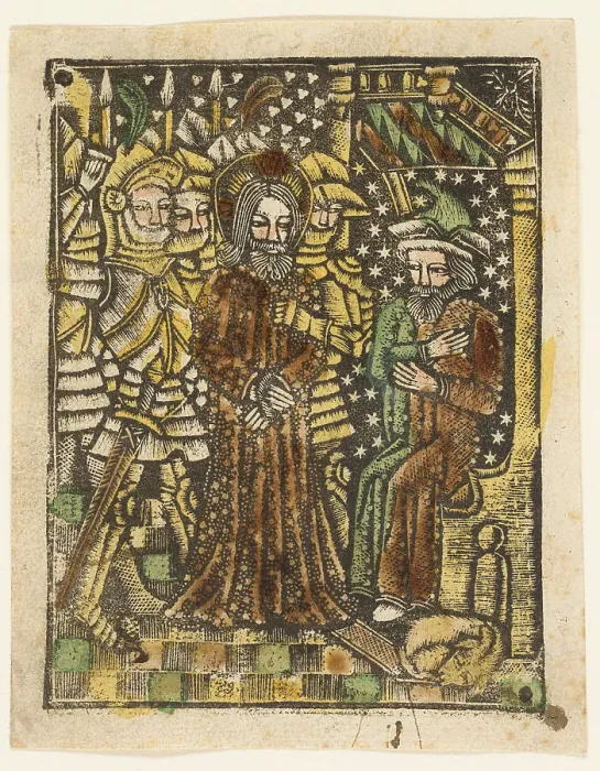 Framed Print : Christ before Annas, 1460-65. Creator: Unknown