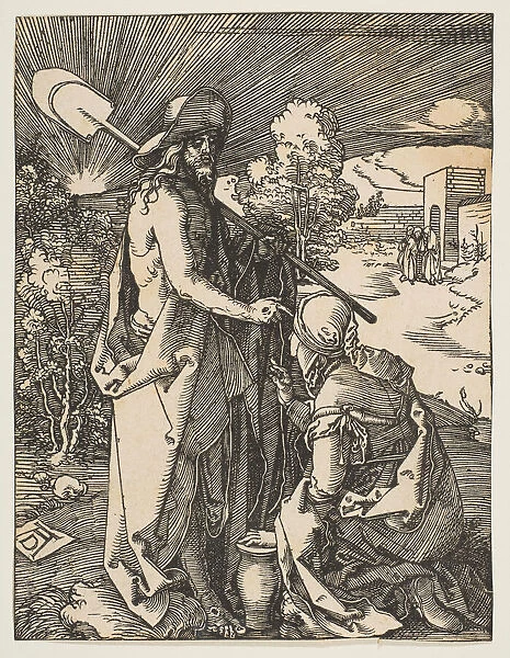 Christ Appearing to Mary Magdalen, from The Small Passion, ca. 1510