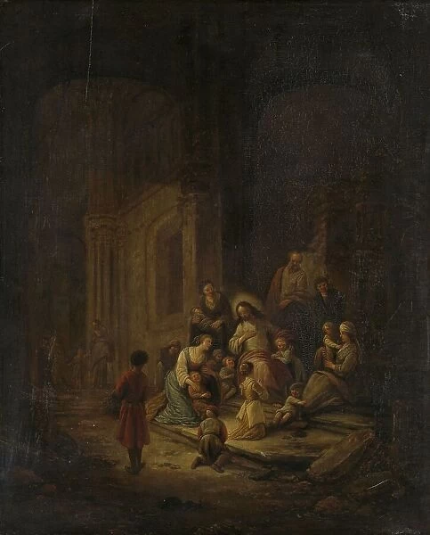 Christ Blessing the little Children, 1640-1672. Creator: Jacob Willemsz de Wet the elder