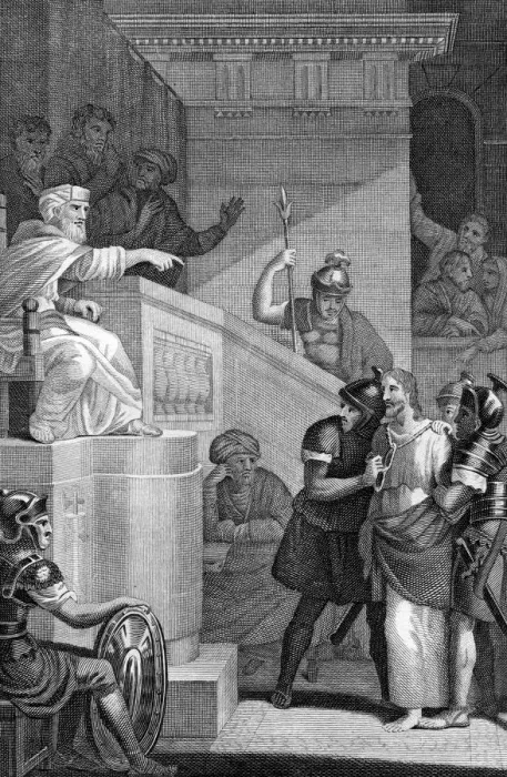 Framed Print : Christ before Caiaphas, 1814