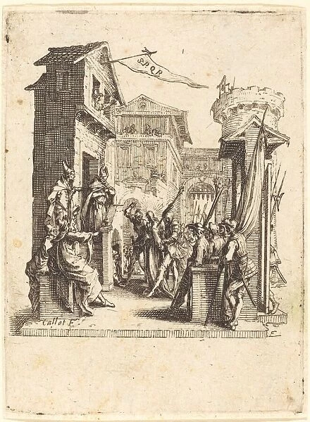 Christ before Caiaphas, c. 1624  /  1625. Creator: Jacques Callot