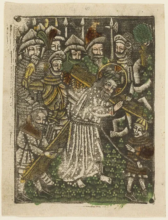 Framed Print : Christ Carrying the Cross, 1460-65. Creator: Unknown Framed Print : Christ Carrying the Cross, 1460-65. Creator: Unknown