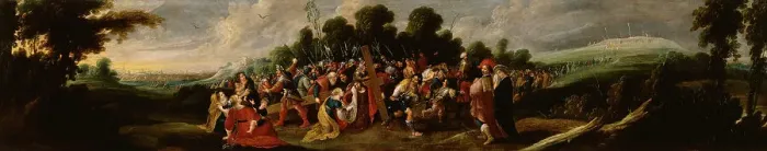 Framed Print : Christ Carrying the Cross, 1620-1629. Creator: Frans Francken II Framed Print : Christ Carrying the Cross, 1620-1629. Creator: Frans Francken II