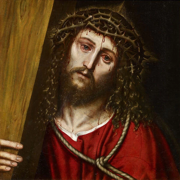 Christ Carrying the Cross. Artist: Frangipane, Niccolo (active 1563-1597)