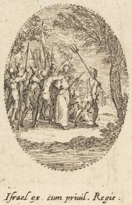 Framed Print : Christ Carrying the Cross, c. 1631. Creator: Jacques Callot Framed Print : Christ Carrying the Cross, c. 1631. Creator: Jacques Callot