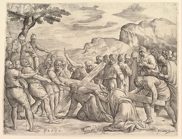 Christ Carrying the Cross, ca. 1552. Creator: Battista Franco Veneziano