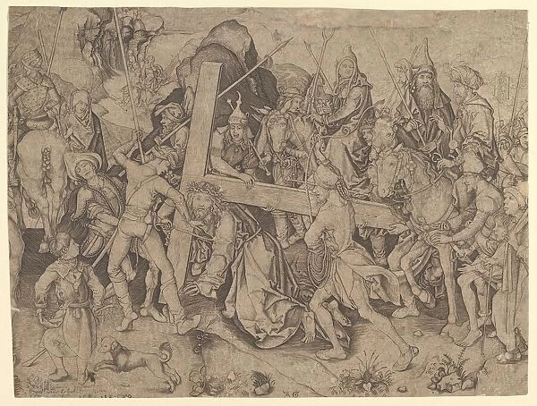 Christ Carrying the Cross (copy), 15th century. Creator: Wolf Huber