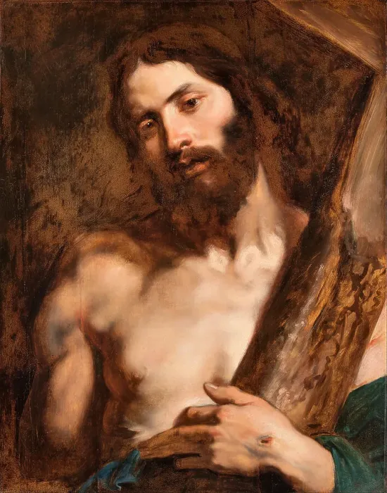 Framed Print : Christ Carrying the Cross, First third of 17th cen Artist: Dyck, Sir Anthonis, van (1599-1641) Framed Print : Christ Carrying the Cross, First third of 17th cen Artist: Dyck, Sir Anthonis, van (1599-1641)