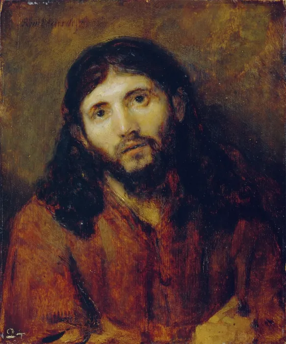 Framed Print : Christ, c.between 1648 and 1650. Creator: Rembrandt Harmensz van Rijn Framed Print : Christ, c.between 1648 and 1650. Creator: Rembrandt Harmensz van Rijn