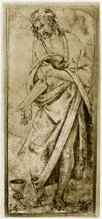 Framed Print : Christ and the Chalice, 1913. Artist: Antonio del Pollaiuolo Framed Print : Christ and the Chalice, 1913. Artist: Antonio del Pollaiuolo