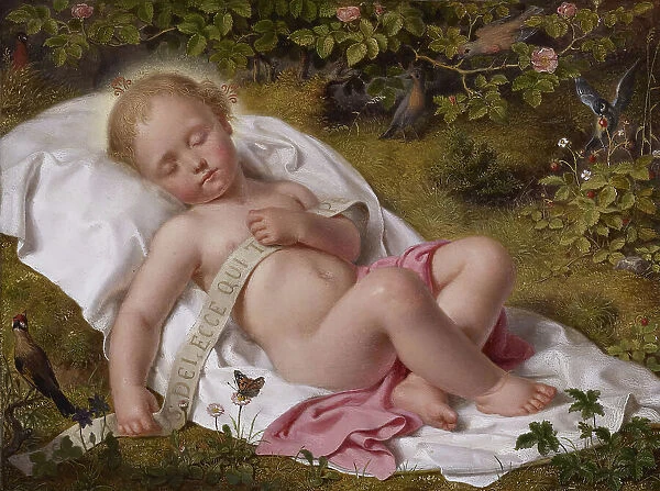 The Christ Child, 1849. Creator: Andreas Johann Jacob Muller