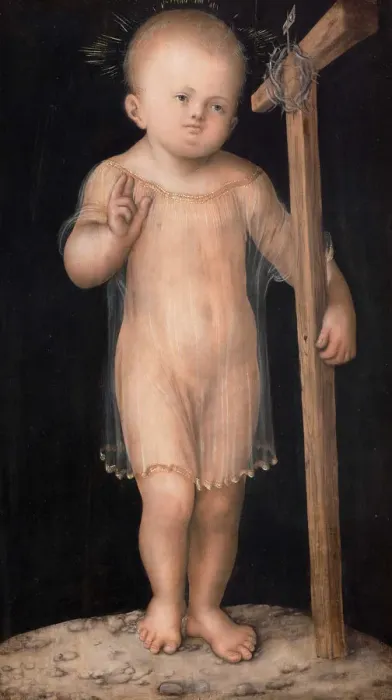 Framed Print : Christ Child Blessing, c. 1520 Framed Print : Christ Child Blessing, c. 1520