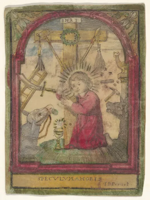 Framed Print : Christ Child with Instruments of the Passion, ca. 1550-1650. Creator: Unknown Framed Print : Christ Child with Instruments of the Passion, ca. 1550-1650. Creator: Unknown