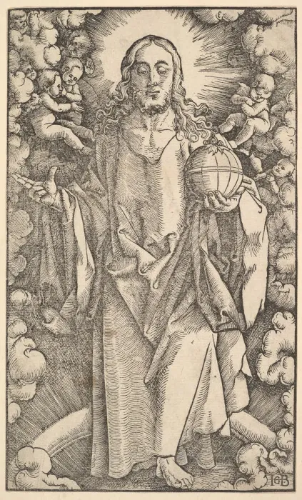 Framed Print : Christ from Christ and the Apostles, 1519. Creator: Hans Baldung Framed Print : Christ from Christ and the Apostles, 1519. Creator: Hans Baldung