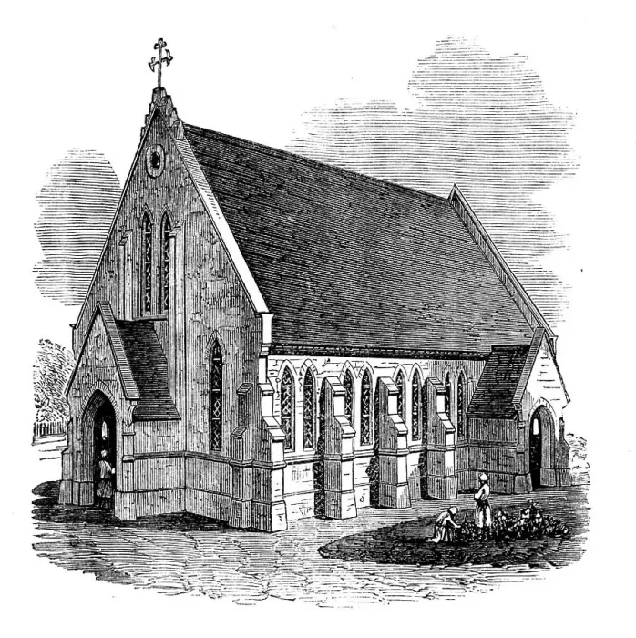 Framed Print : Christ Church, Port Blair, Andaman Islands, 1871. Creator: Unknown Framed Print : Christ Church, Port Blair, Andaman Islands, 1871. Creator: Unknown