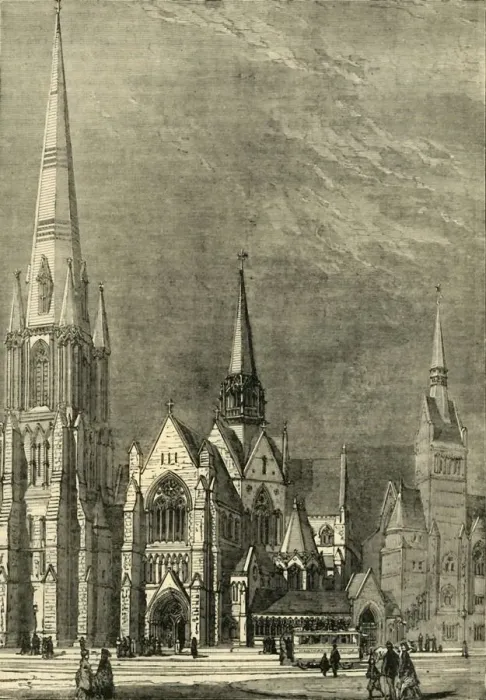 Framed Print : Christ Church, Westminster Bridge Road, (c1878). Creator: Unknown Framed Print : Christ Church, Westminster Bridge Road, (c1878). Creator: Unknown