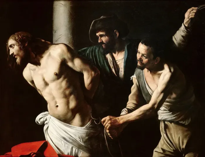 Framed Print : Christ at the Column, ca 1607 Framed Print : Christ at the Column, ca 1607