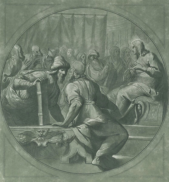 Christ confounding the doctors, 1750-70. Creator: Andrea Scacciati