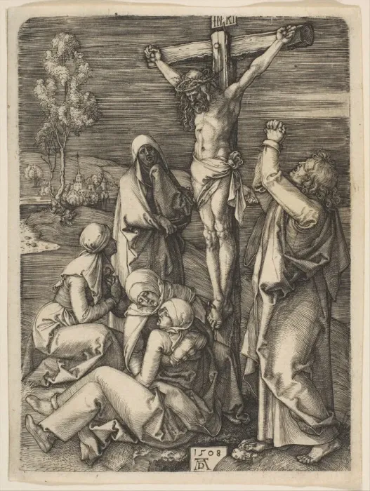 Framed Print : Christ on the Cross, 1508. Creator: Albrecht Durer Framed Print : Christ on the Cross, 1508. Creator: Albrecht Durer
