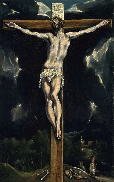 Christ on the Cross. Artist: El Greco, Dominico (1541-1614)