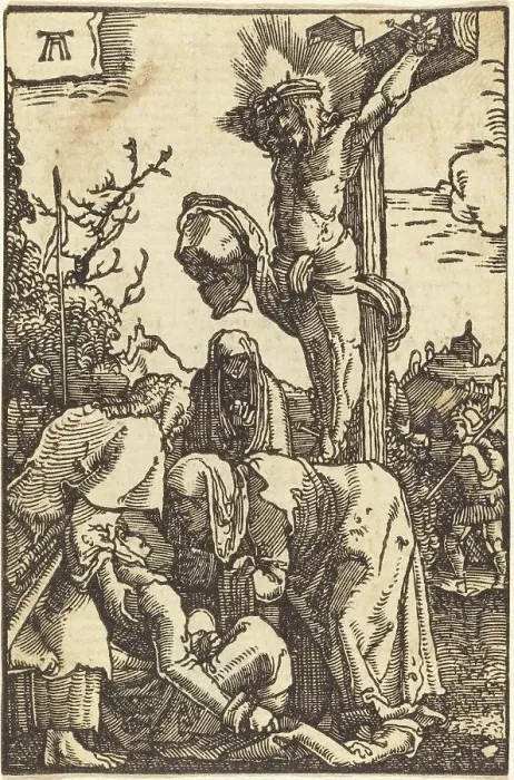 Framed Print : Christ on the Cross, c. 1513. Creator: Albrecht Altdorfer Framed Print : Christ on the Cross, c. 1513. Creator: Albrecht Altdorfer