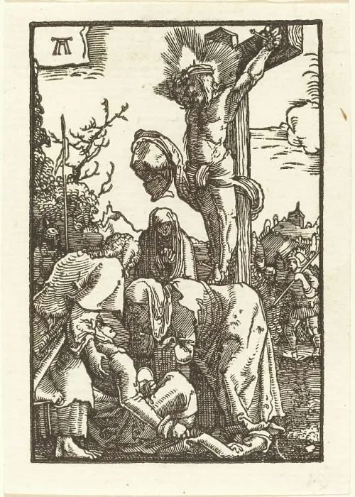Framed Print : Christ on the Cross, c. 1513. Creator: Albrecht Altdorfer Framed Print : Christ on the Cross, c. 1513. Creator: Albrecht Altdorfer