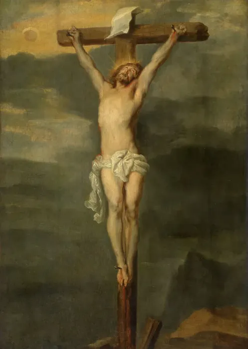 Framed Print : Christ on the Cross, c1627. Creator: Anthony van Dyck Framed Print : Christ on the Cross, c1627. Creator: Anthony van Dyck