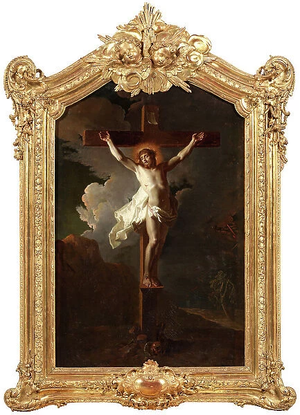 Christ on the cross, late 17th-early 18th century. Creator: Jean Ranc