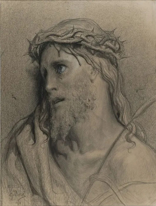 Framed Print : Christ with the crown of thorns Framed Print : Christ with the crown of thorns