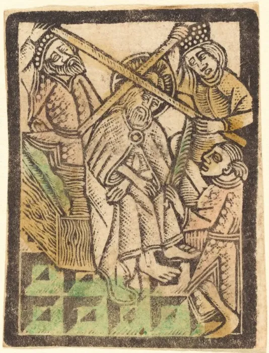 Framed Print : Christ Crowned with Thorns, 1470 / 1480. Creator: Workshop of the Master of the Aachen Framed Print : Christ Crowned with Thorns, 1470 / 1480. Creator: Workshop of the Master of the Aachen