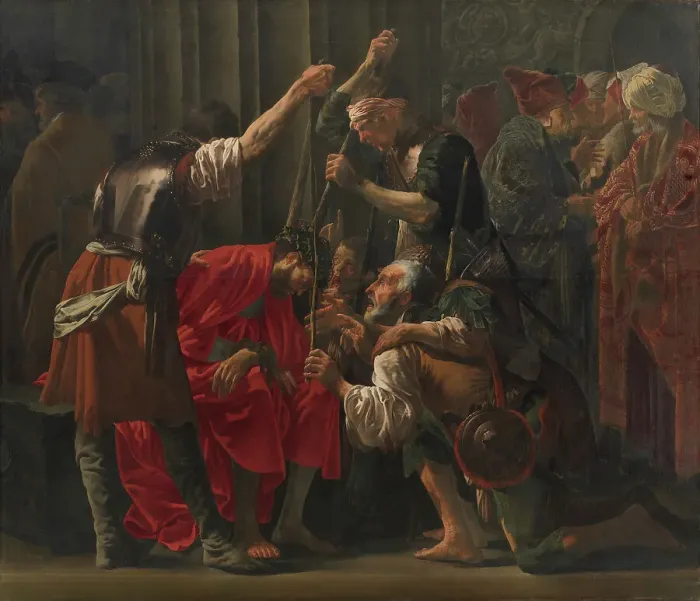 Framed Print : Christ Crowned with Thorns, 1620. Creator: Hendrick ter Brugghen