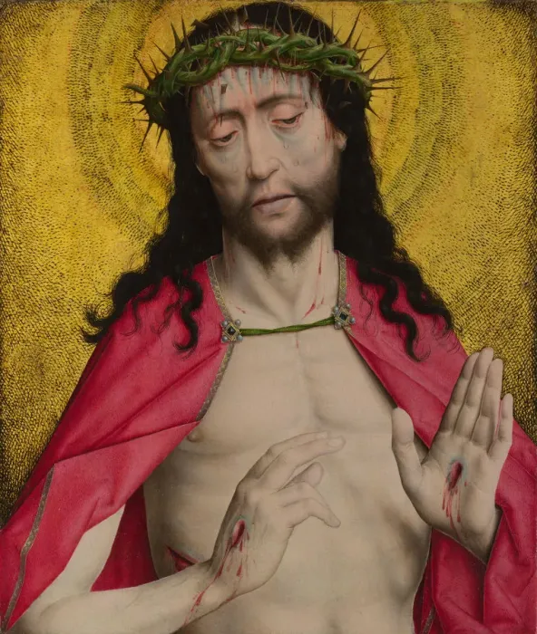 Framed Print : Christ Crowned with Thorns, ca 1470. Artist: Bouts, Dirk (1410 / 20-1475) Framed Print : Christ Crowned with Thorns, ca 1470. Artist: Bouts, Dirk (1410 / 20-1475)