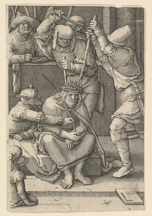 Framed Print : Christ Crowned with Thorns (copy). n. d. Creator: Jan Muller Framed Print : Christ Crowned with Thorns (copy). n. d. Creator: Jan Muller