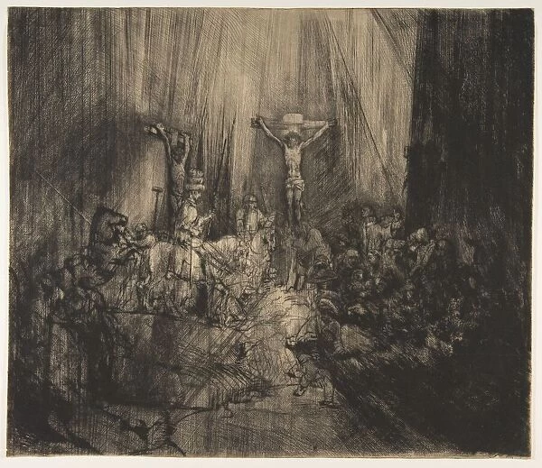 Christ Crucified between the Two Thieves: The Three Crosses, ca. 1660