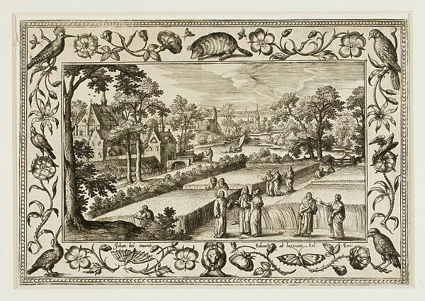 Christ and the Disciples in the Field, from Landscapes with Old