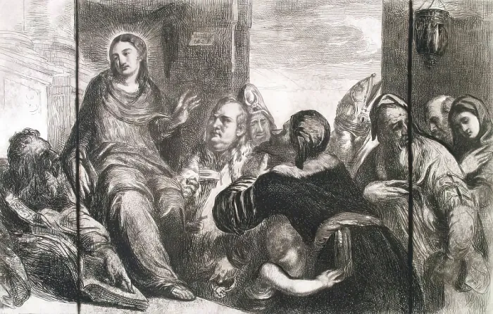 Framed Print : Christ Disputing with the Doctors in the Temple, c1821. Creator: Andrew Geddes Framed Print : Christ Disputing with the Doctors in the Temple, c1821. Creator: Andrew Geddes