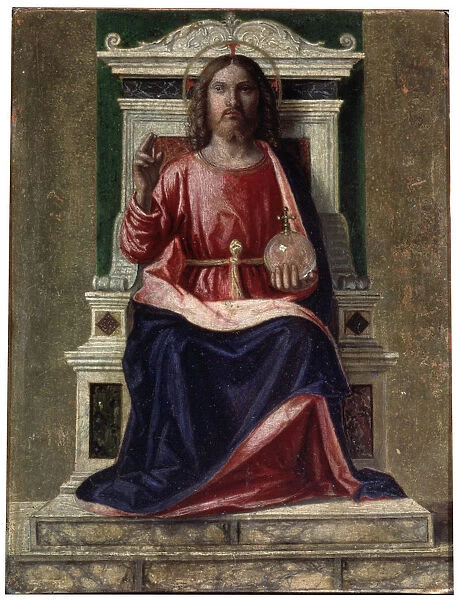 Christ Enthroned, (Saviour of the World), c1505. Artist: Giovanni Battista Cima da Conegliano