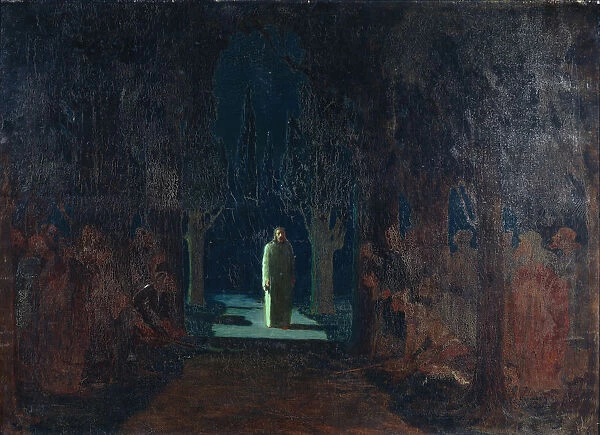 Christ at the Garden of Gethsemane. Artist: Kuindzhi, Arkhip Ivanovich (1842-1910)