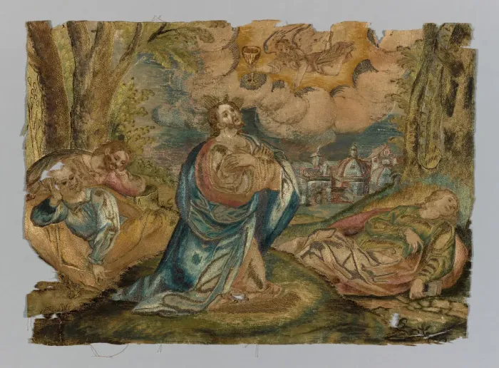 Framed Print : Christ in the Garden of Olives, Italy, 1775 / 1825. Creator: Unknown Framed Print : Christ in the Garden of Olives, Italy, 1775 / 1825. Creator: Unknown
