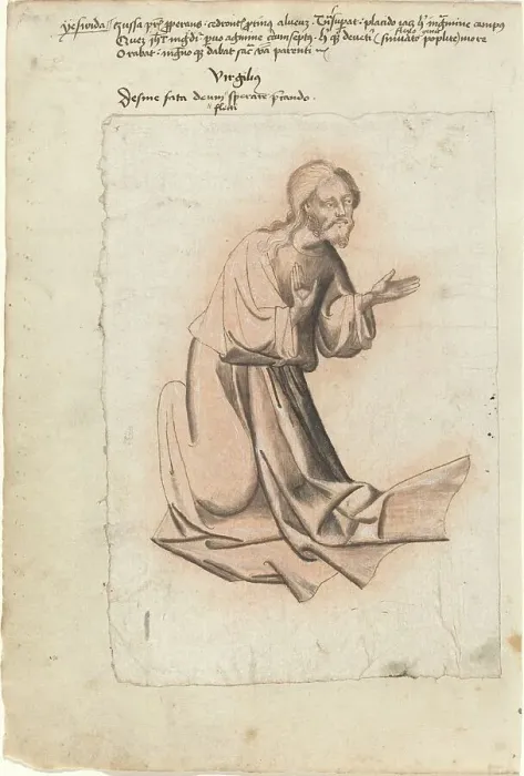 Framed Print : Christ Kneeling in Prayer, c. 1425. Creator: Unknown Framed Print : Christ Kneeling in Prayer, c. 1425. Creator: Unknown