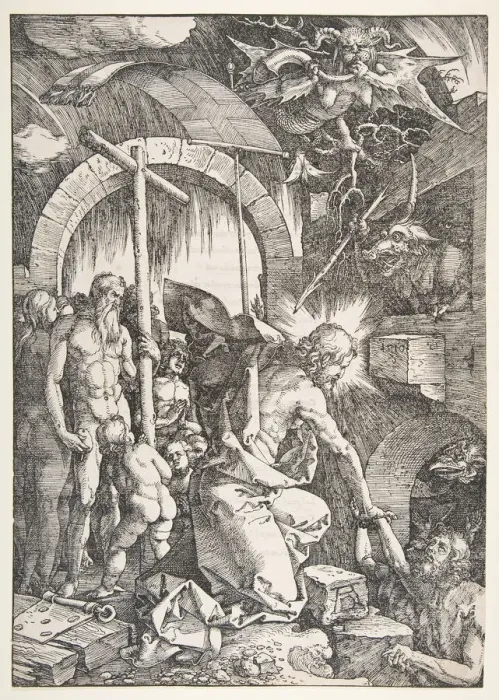 Framed Print : Christ in Limbo, from The Large Passion, edition 1511. n. d. Creator: Albrecht Durer Framed Print : Christ in Limbo, from The Large Passion, edition 1511. n. d. Creator: Albrecht Durer