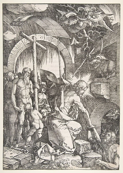 Christ in Limbo, from The Large Passion, edition 1511.n.d. Creator: Albrecht Durer