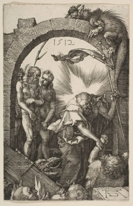 Framed Print : Christ in Limbo, from The Passion, 1512. Creator: Albrecht Durer Framed Print : Christ in Limbo, from The Passion, 1512. Creator: Albrecht Durer