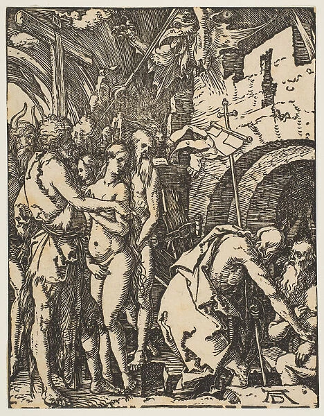 Christ in Limbo, from The Small Passion, ca. 1509. Creator: Albrecht Durer