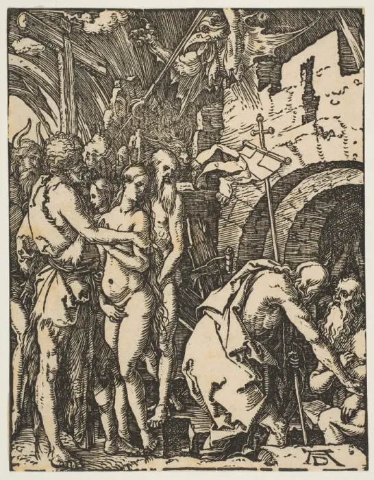 Framed Print : Christ in Limbo, from The Small Passion, ca. 1509. Creator: Albrecht Durer Framed Print : Christ in Limbo, from The Small Passion, ca. 1509. Creator: Albrecht Durer