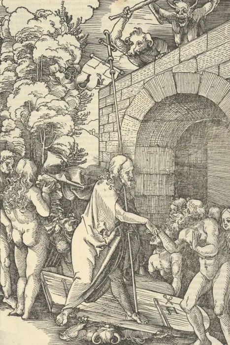 Framed Print : Christ in Limbo, from Speculum passionis domini nostri Ihesu Christi, 1507 Framed Print : Christ in Limbo, from Speculum passionis domini nostri Ihesu Christi, 1507