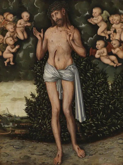 Framed Print : Christ as the Man of Sorrows, after 1537 Framed Print : Christ as the Man of Sorrows, after 1537